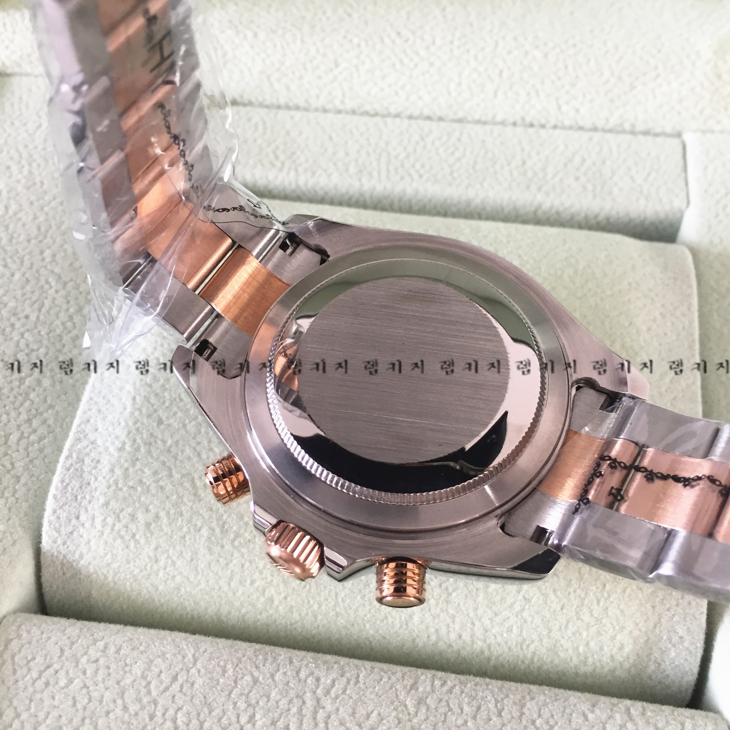 로렉스 요트마스터 2 로즈골드 콤비 메탈시계